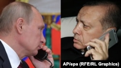 Recep Tayyip Erdoğan (sağda) və Vladimir Putin