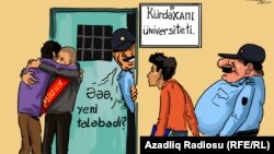 Gündüz Ağayevin çəkdiyi karikatura