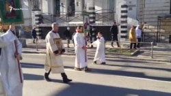 Рождественский крестный ход на улицах Севастополя (видео)