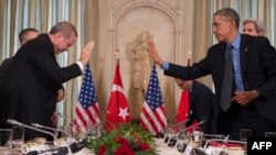 Barack Obama və Recep Tayyip Erdogan 