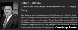 Gafar Gurbanov, Ciaba Ltd. ofşor şirkətin meneceri.