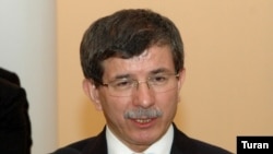 Türkiyə xarici işlər naziri Ahmet Davutoğlu